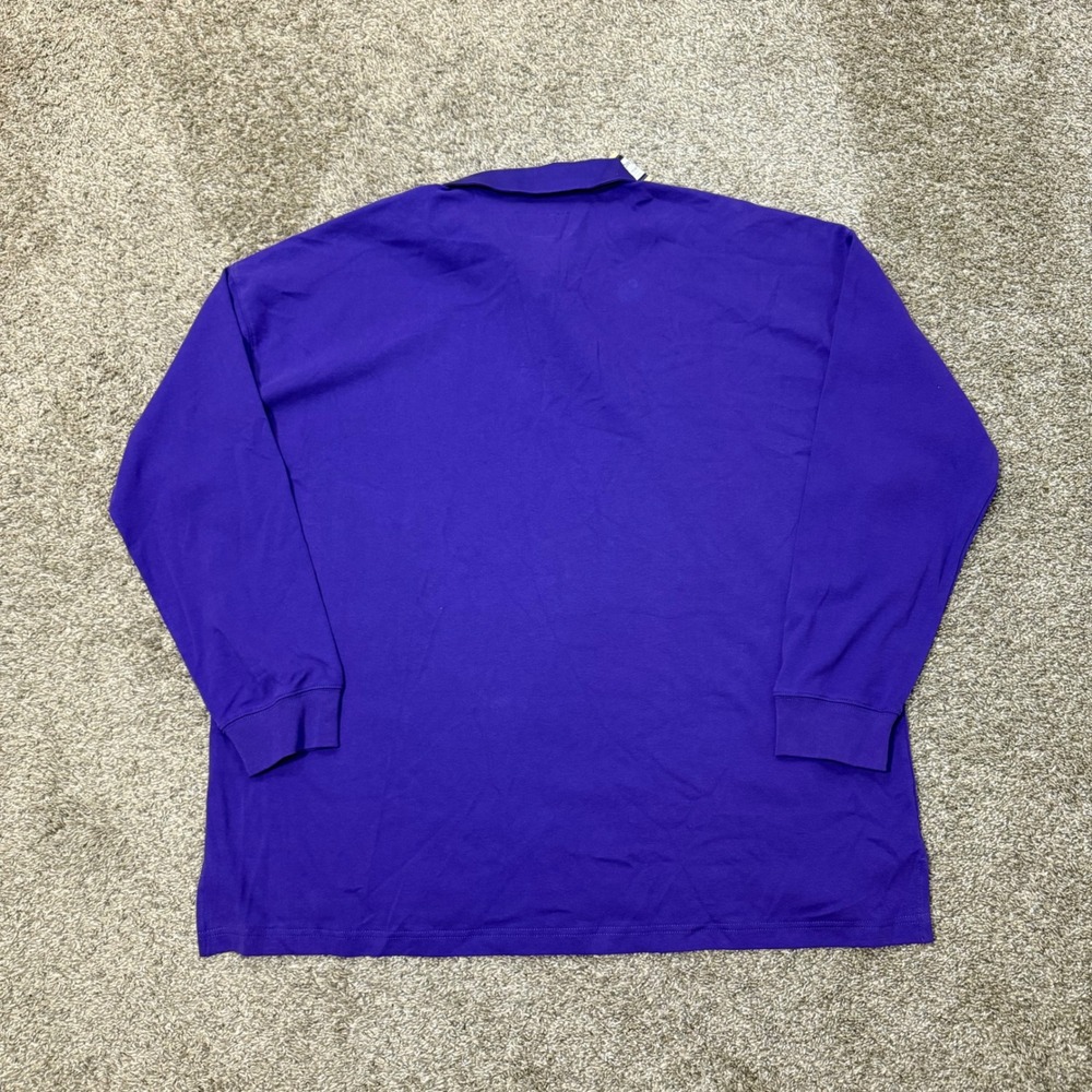 Chubbies The Legacy Shirt Mens XXL Purple Long Sleeve Polo Pineapple Logo NEW - Picture 7 of 7
